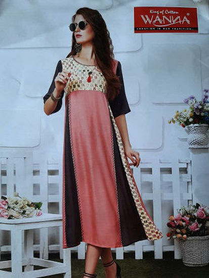 Picture of Tops-Rayon Skirt Type Kurti